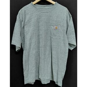 Carhartt Original Fit T-Shirt Gray Solid Knit Size L